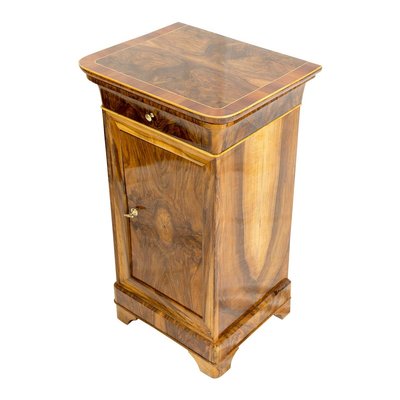 Walnut Nightstand or Side Cabinet, 19th Century-WFJ-971744