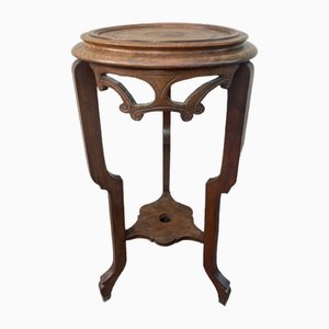 Walnut Pedestal Table, 1890s-SDV-1757113