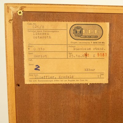 Walnut Sideboard with 2 Doors from Tepe, 1960s-PRK-2004534