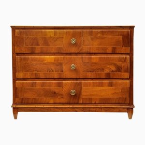 Walnut Veneer Chest of Drawers-GCQ-1388101