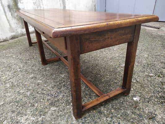 Walnut Work Table in Walnut and Oak-EAD-1763394