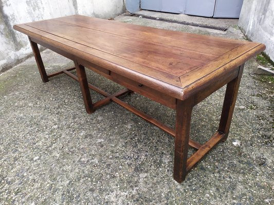 Walnut Work Table in Walnut and Oak-EAD-1763394