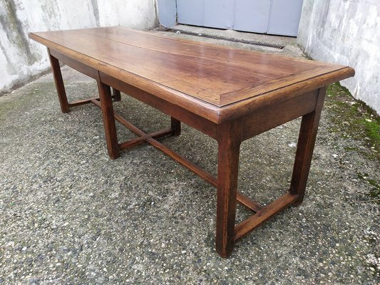 Walnut Work Table in Walnut and Oak-EAD-1763394