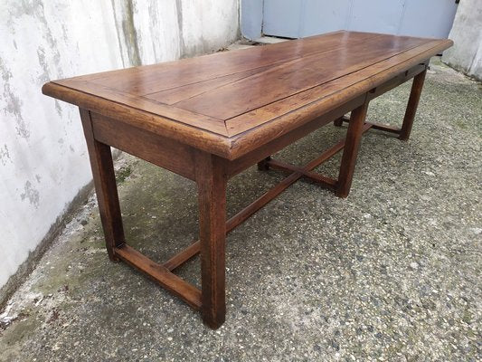 Walnut Work Table in Walnut and Oak-EAD-1763394