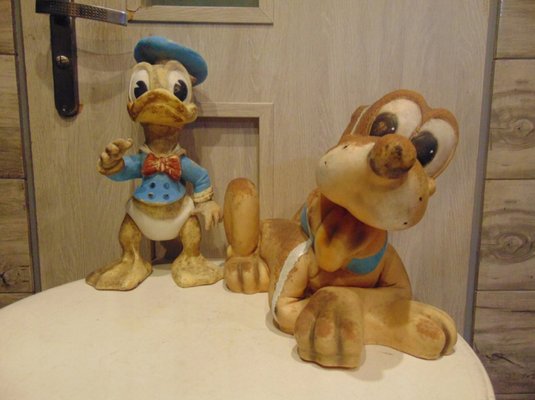 Walt Disney's Donald Duck & Pluto the Dog, 1968, Set of 2-CAQ-1186297