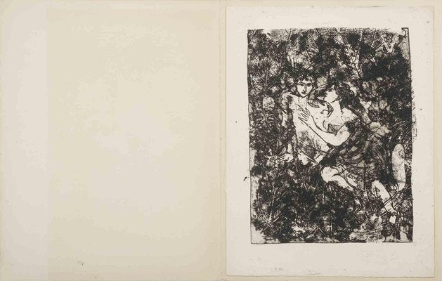 Walter Spitzer, The Romance, Etching, 1970s-ZCI-1788806