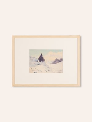 Walter Ziegler, Gebirge, Gouache on Thick Paper-GPP-1124478