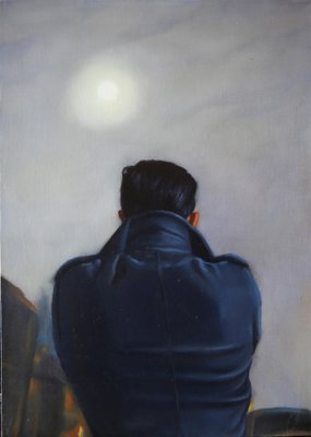 Wang Dianyu, Friend Lighting a Cigarette, 2018, Oil on Canvas-CHG-1385831