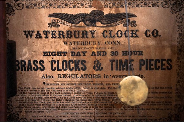 Waterbury Wall Clock, USA, Mid 19th Century-BXB-964526