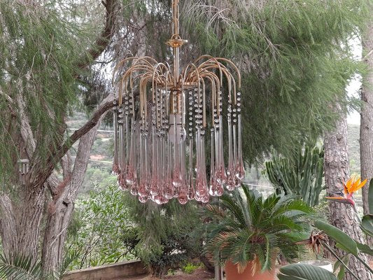 Waterfall Chandelier by Paolo Venini, 1970s-HIT-1476194