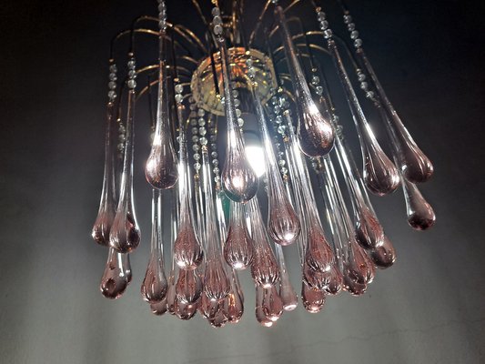 Waterfall Chandelier by Paolo Venini, 1970s-HIT-1476194