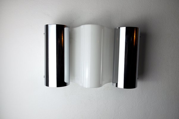 Wave Wall Light from Metalarte, Spain, 1970-EJE-1174549