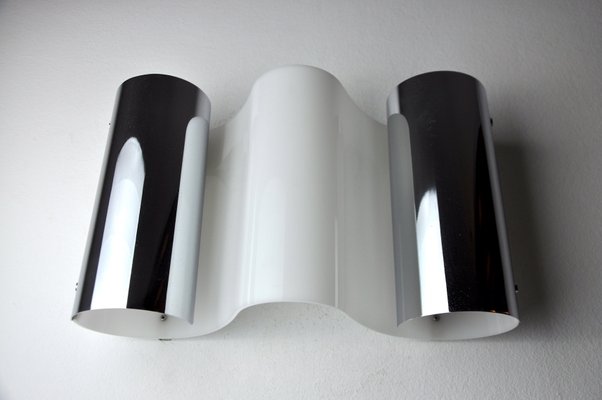 Wave Wall Light from Metalarte, Spain, 1970-EJE-1174549