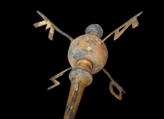 Weather Vane in Gilded Copper, 19th Century-RIK-1764099