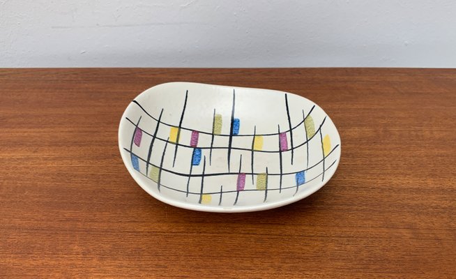 West German Mosaic Pottery Bowl, 1960s-UAH-1425368