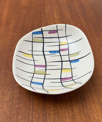 West German Mosaic Pottery Bowl, 1960s-UAH-1425368