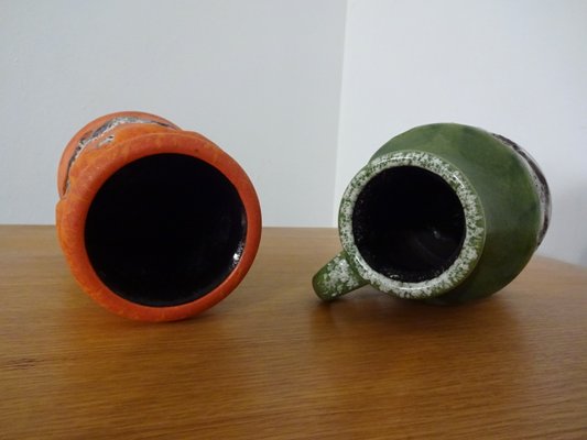 West German Pottery Vases from Dümler & Breiden, 1970s, Set of 2-RDW-560291