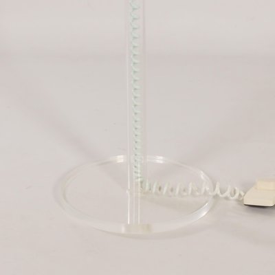 White Acrylic Glass Floor Lamp by Harco Loor, 1980s-ZT-1133928