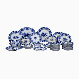 White and Blue Table Service, Set of 40-RAQ-979046