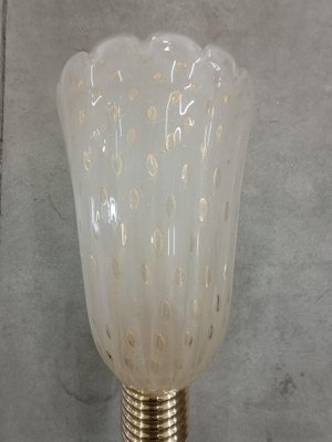 White and Gold Murano Glass Wall Light, 2000-UH-1799219