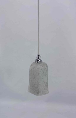 White and Marbled Grey Pendant Lamp, 1920s-OL-1292872