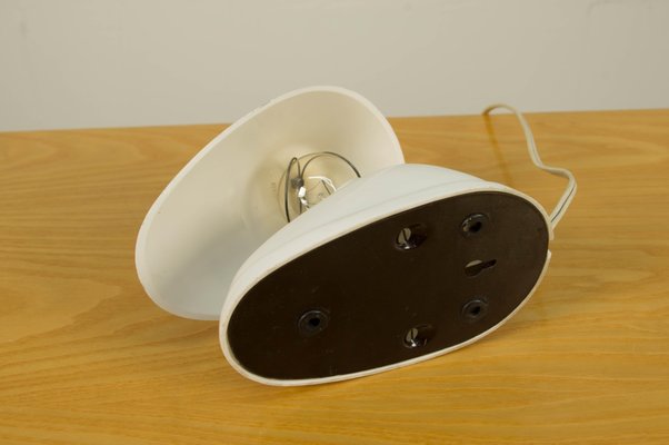 White Bakelite Table or Wall Lamp, 1960s-TZ-732156