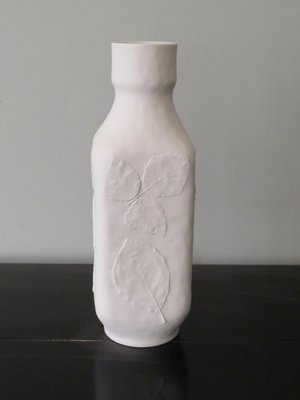 White Biscuit Vase from Hutschenreuther, Germany, 1970s-UKG-1209497