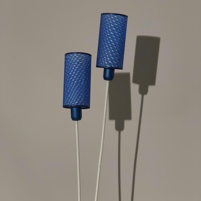 White Blue Floor Lamp, 1960s-CQE-674284