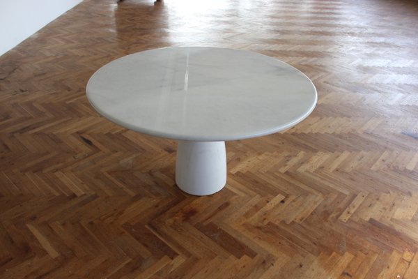 White Calacatta Finale Marble Dining Table by Peter Draenert for Draenert, 1970s-FGF-903442