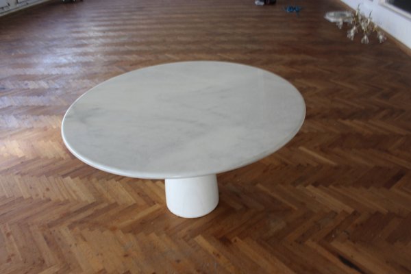 White Calacatta Finale Marble Dining Table by Peter Draenert for Draenert, 1970s-FGF-903442