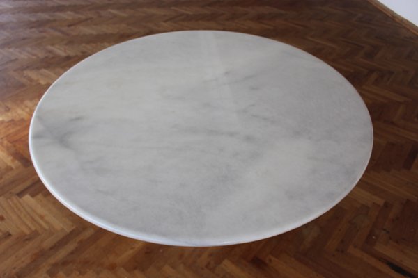 White Calacatta Finale Marble Dining Table by Peter Draenert for Draenert, 1970s-FGF-903442