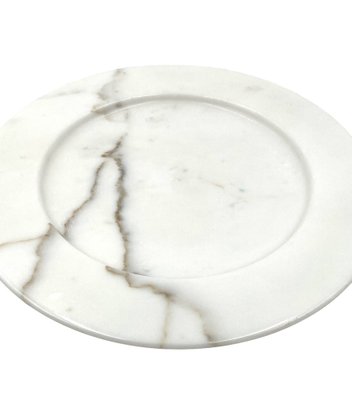 White Carrara Marble Centerpiece by Sergio Asti, Italy, 1970s-TXN-1762924