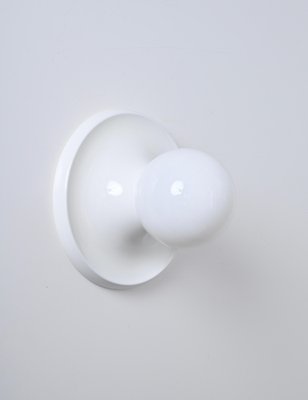 White Ceiling Lamp attributed to Castiglioni for Flos, Italy, 1970s-JDR-1750906