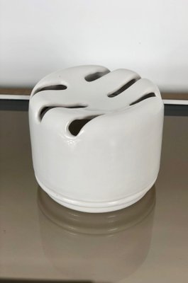 White Ceramic Ashtray Liisi by Liisi Beckmann for Gabbianelli, Italy, 1970s-LYQ-1171720