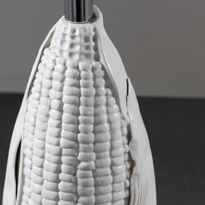 White Ceramic Table Lamp, 1960s-SXX-1803502