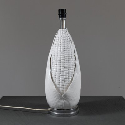 White Ceramic Table Lamp, 1960s-SXX-1803502