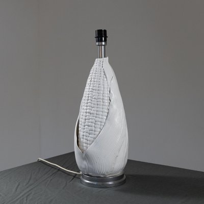 White Ceramic Table Lamp, 1960s-SXX-1803502