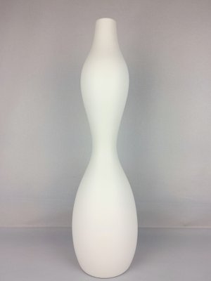 White Ceramic Vase, 1990-YBU-942166