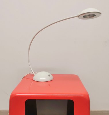 White Desk Lamp by C. Zaffaroni, Italy, 1980s-AKW-2019729