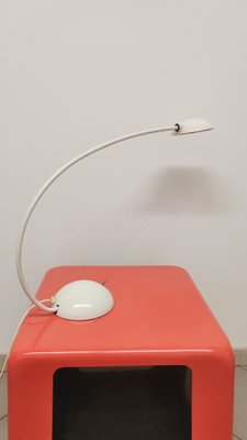 White Desk Lamp by C. Zaffaroni, Italy, 1980s-AKW-2019729