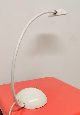 White Desk Lamp by C. Zaffaroni, Italy, 1980s-AKW-2019729