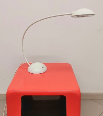 White Desk Lamp by C. Zaffaroni, Italy, 1980s-AKW-2019729