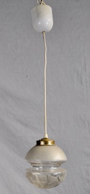 White Diabolo Ceiling Lamp, 1970s-ROJ-655218