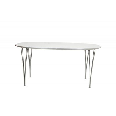 White Dining Table by Piet Hein, 1980s-MTD-1807563