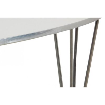 White Dining Table by Piet Hein, 1980s-MTD-1807563