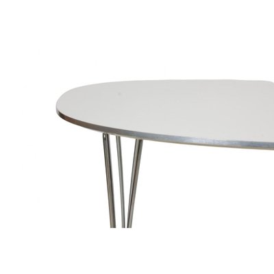 White Dining Table by Piet Hein, 1980s-MTD-1807563