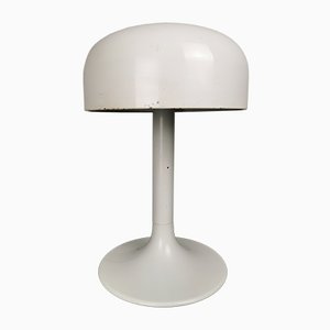 White Enameled Metal Table Lamp from Stilnovo, 1970s-PRS-928637