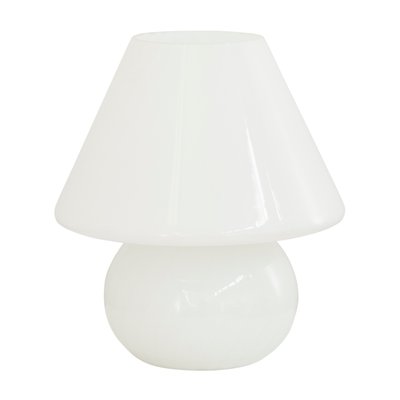 White Filigree Mushroom Lamp in Murano Glass, Italy-MPO-1279471