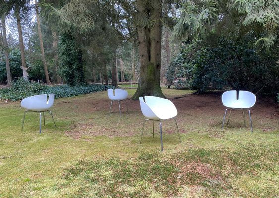 White Fjord Moroso Chairs by Patricia Urquiola, 2002, Set of 4-LL-1081471