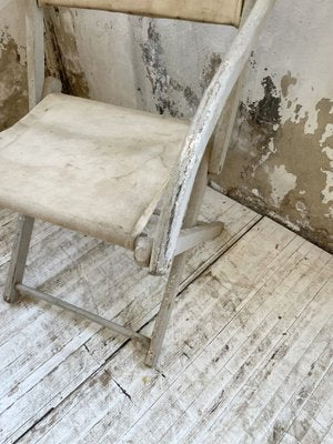 White Folding Beach Chair, 1900s-LCU-1406586